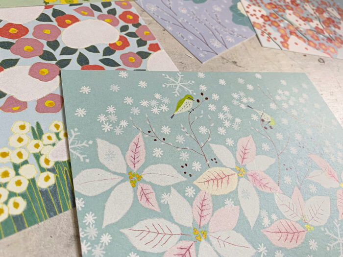 冬のポストカード